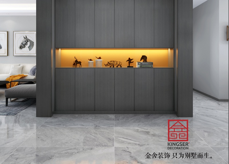 榮盛華府200平米現(xiàn)代風格裝修-玄關(guān)