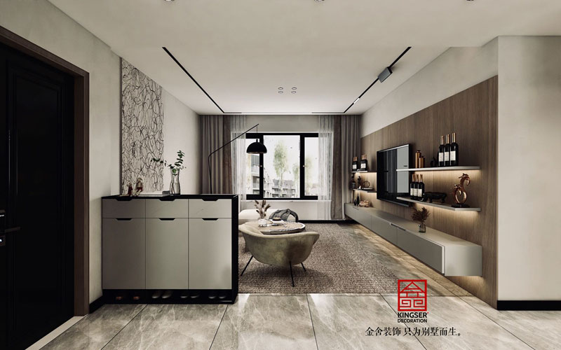 國赫天著130㎡現(xiàn)代簡約裝修設計