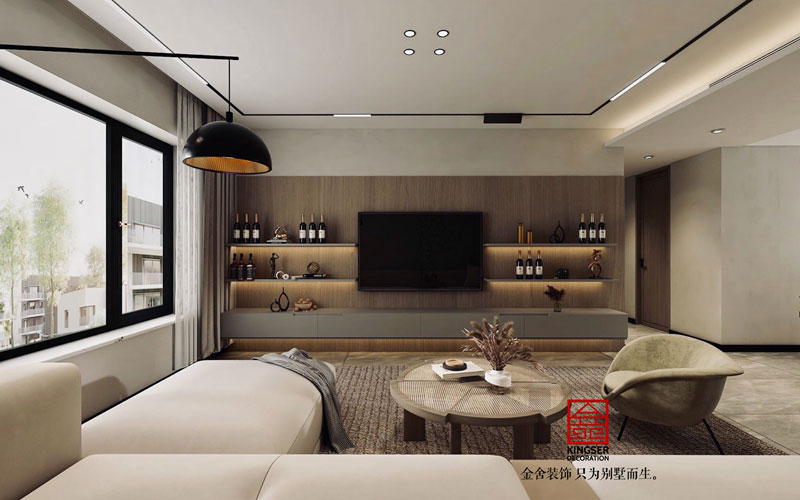 國赫天著130㎡現(xiàn)代簡約裝修設計