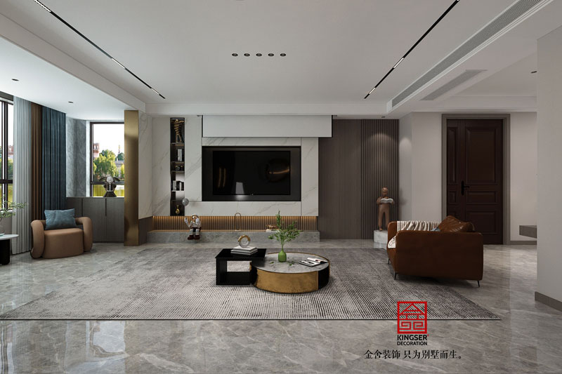 東南智匯城191平米現(xiàn)代輕奢風格裝修設(shè)計