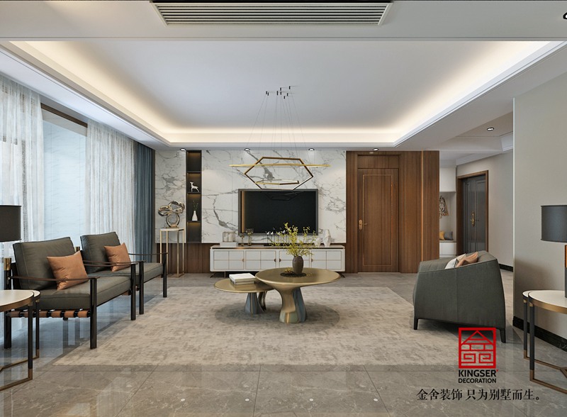 榮盛城210㎡現(xiàn)代簡(jiǎn)約風(fēng)格裝修效果圖