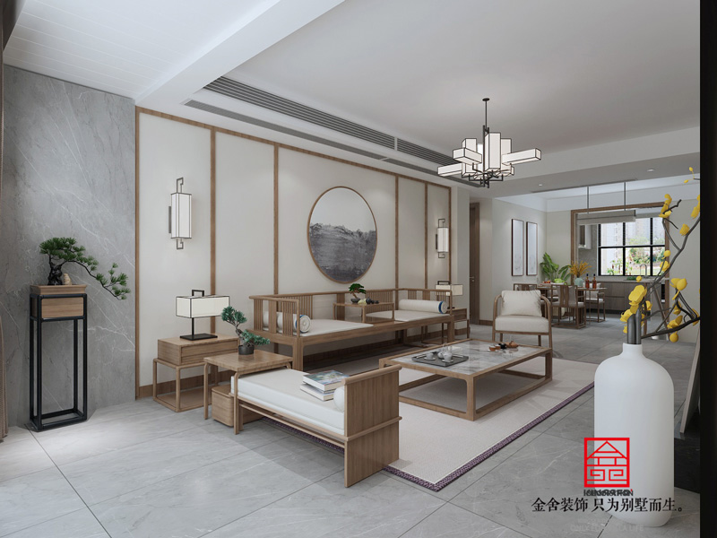 匠心獨具，別墅中式裝修效果圖展示