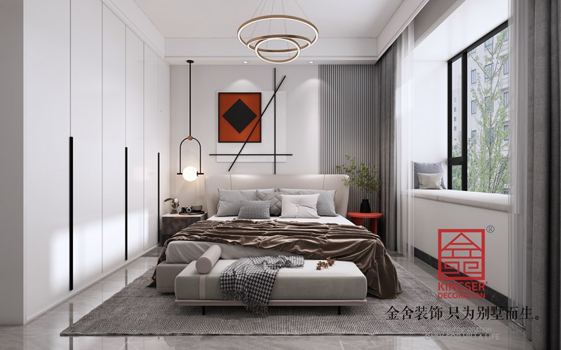 中冶德賢公館123平現(xiàn)代極簡風(fēng)格裝修設(shè)計