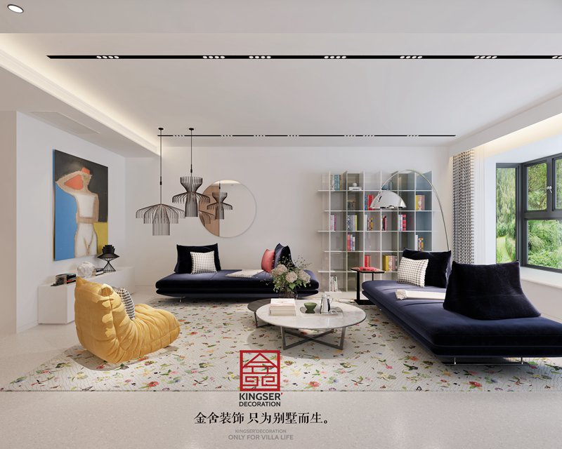 恒大華府極簡主義別墅裝修設計