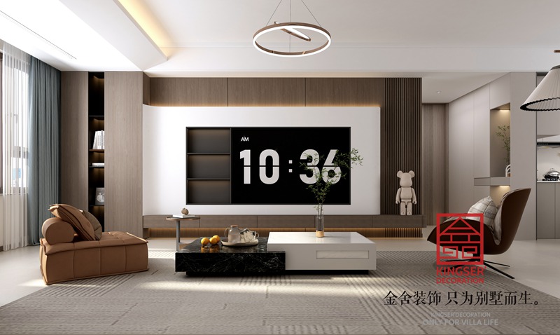 盛邦九號院現(xiàn)代簡約裝修設計